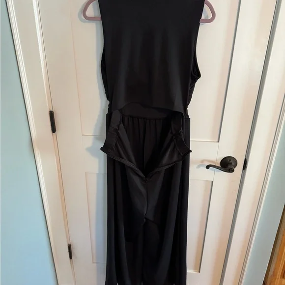 Halara Elegant Easy Peezy Black Women's Jumpsuit new with tags large petite - Picture 6 of 9